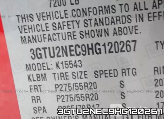 3GTU2NEC9HG120267 фото 10