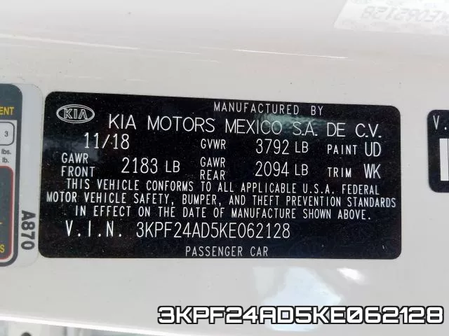 3KPF24AD5KE062128 фото 2