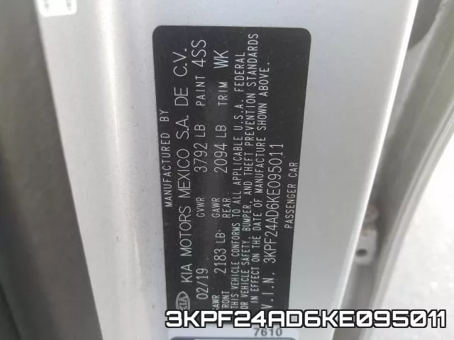 3KPF24AD6KE095011 фото 2