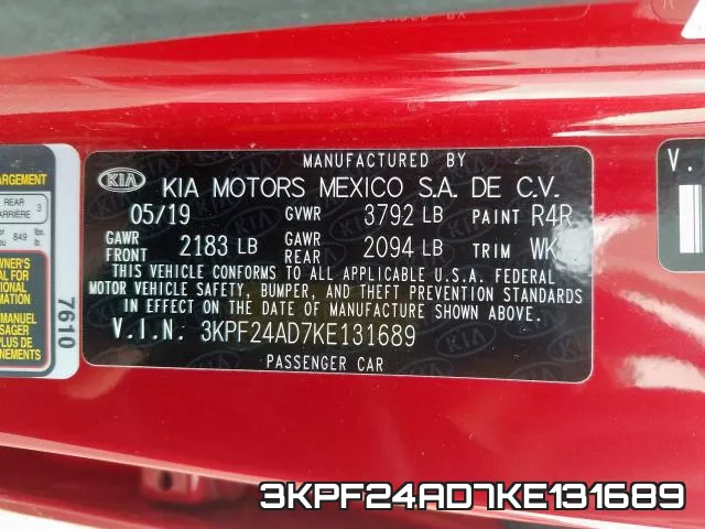 3KPF24AD7KE131689 фото 2