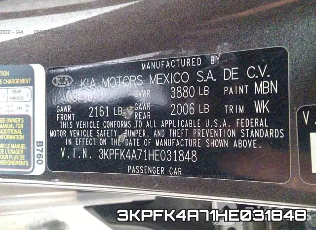 3KPFK4A71HE031848 фото 10