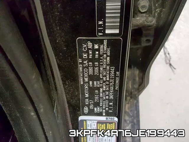 3KPFK4A76JE199443 фото 2