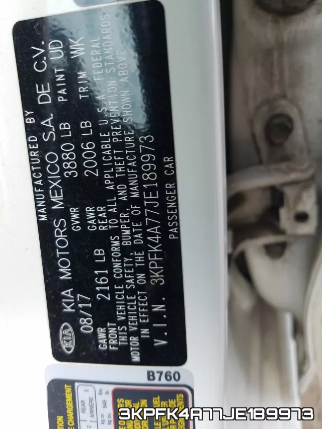 3KPFK4A77JE189973 фото 2