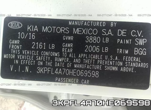 3KPFL4A70HE069598 фото 10