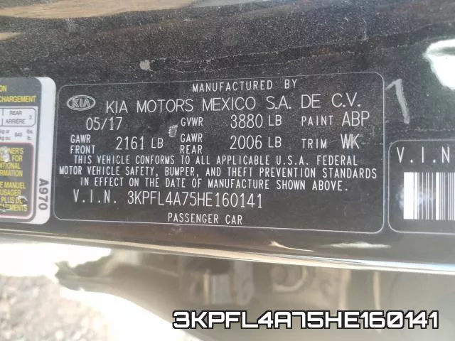 3KPFL4A75HE160141 фото 2