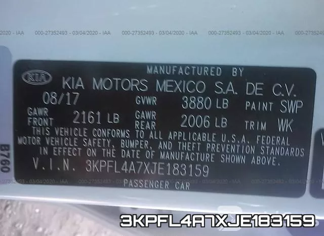3KPFL4A7XJE183159 фото 10