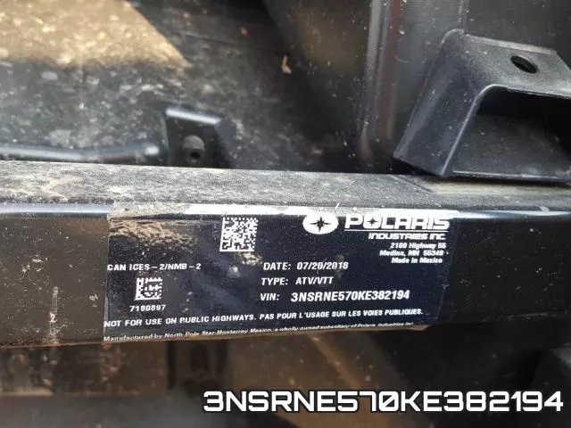 3NSRNE570KE382194 фото 2