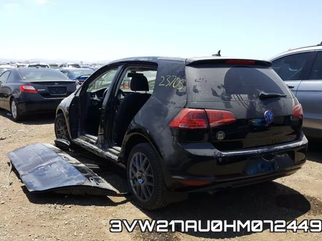 3VW217AU0HM072449 фото 4