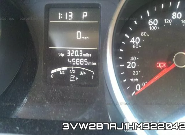 3VW2B7AJ1HM322042 фото 8