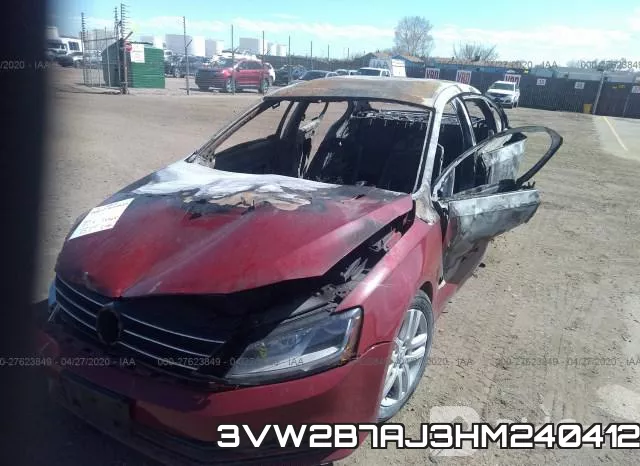 3VW2B7AJ3HM240412 фото 3