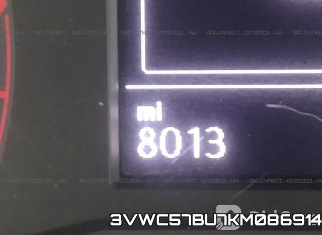 3VWC57BU7KM086914 фото 8