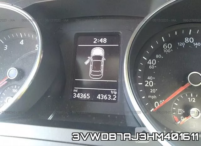 3VWDB7AJ3HM401611 фото 8