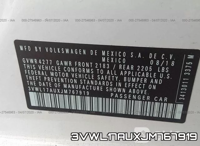 3VWL17AUXJM767919 фото 10
