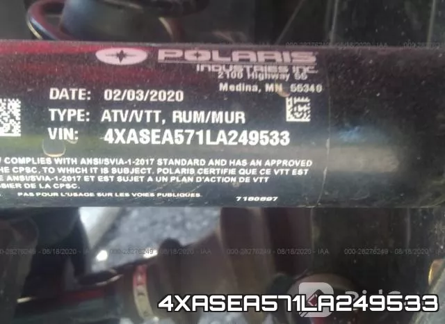 4XASEA571LA249533 фото 2