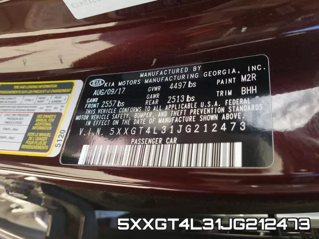 5XXGT4L31JG212473 фото 2