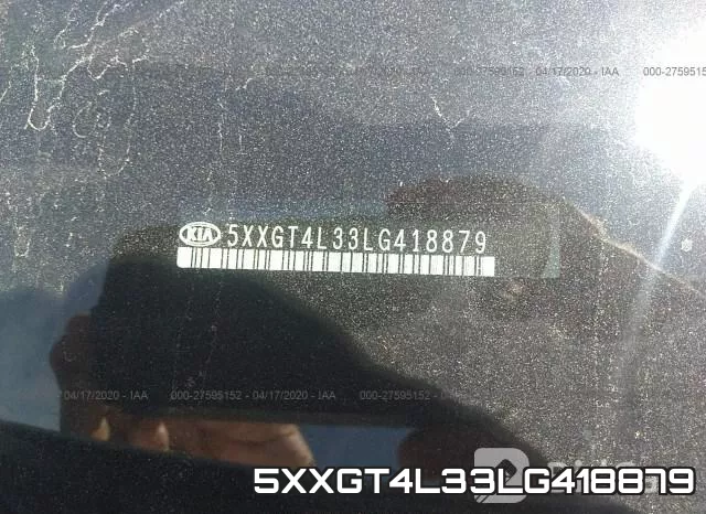 5XXGT4L33LG418879 фото 10