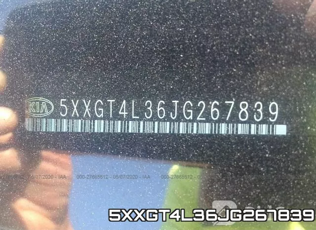 5XXGT4L36JG267839 фото 10