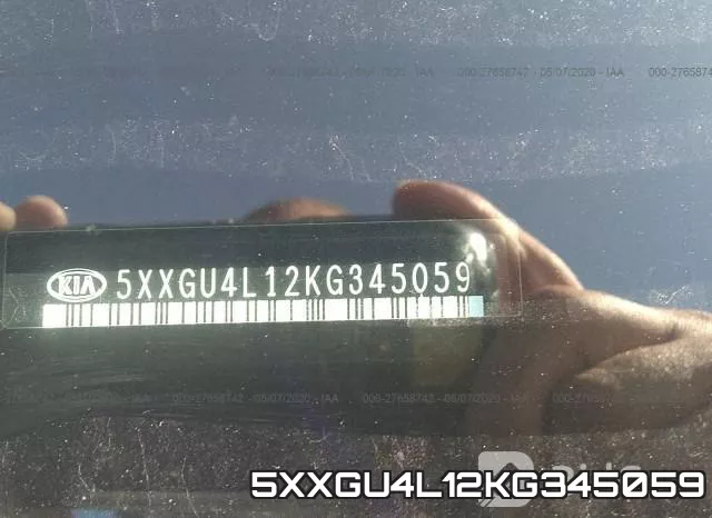 5XXGU4L12KG345059 фото 10