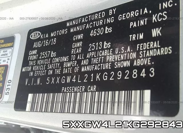 5XXGW4L21KG292843 фото 10