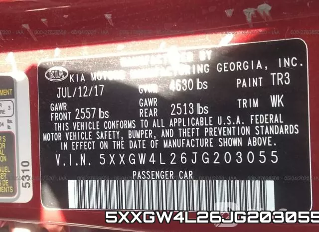 5XXGW4L26JG203055 фото 10