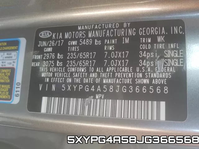 5XYPG4A58JG366568 фото 2