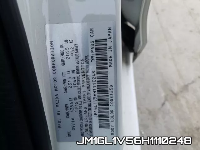 JM1GL1V56H1110248 фото 2