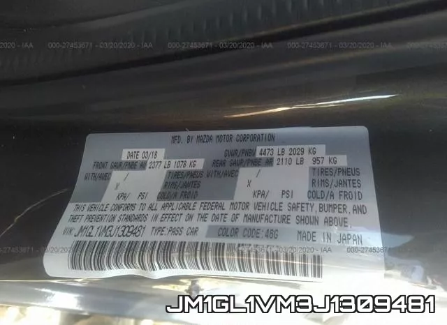 JM1GL1VM3J1309481 фото 10