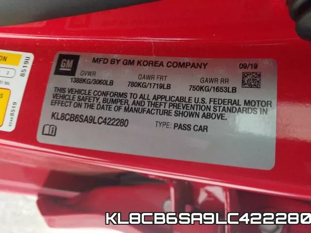 KL8CB6SA9LC422280 фото 2