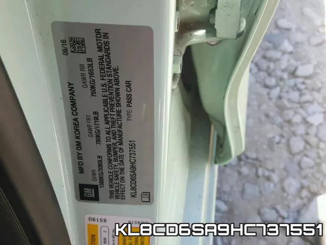 KL8CD6SA9HC737551 фото 2