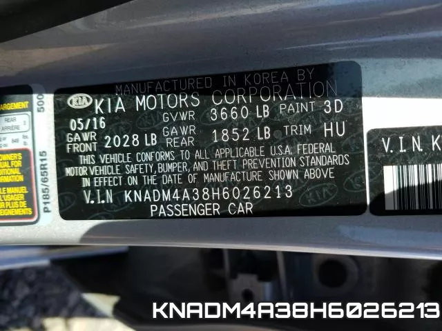 KNADM4A38H6026213 фото 2