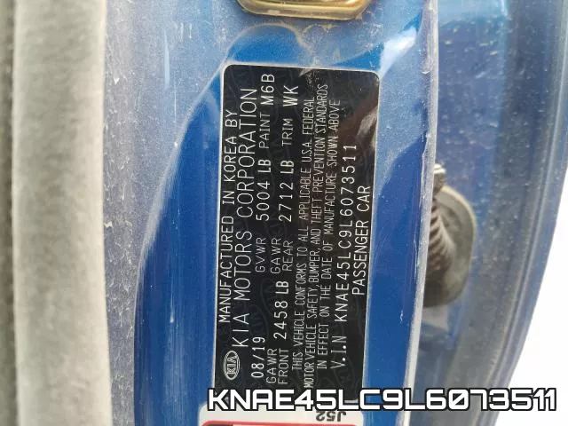 KNAE45LC9L6073511 фото 2