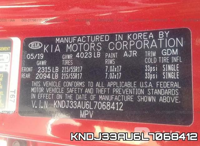 KNDJ33AU6L7068412 фото 10