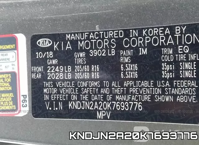 KNDJN2A20K7693776 фото 10