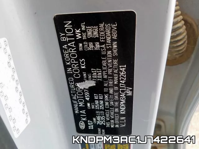 KNDPM3AC1J7422641 фото 2