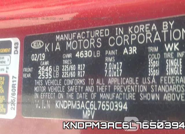 KNDPM3AC6L7650394 фото 10