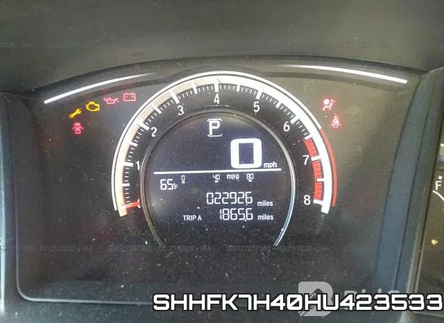 SHHFK7H40HU423533 фото 8