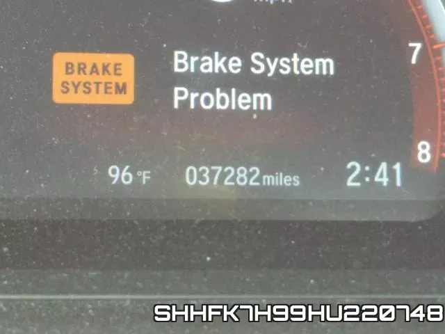 SHHFK7H99HU220748 фото 9