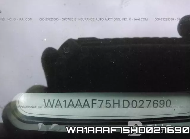 WA1AAAF75HD027690 фото 10