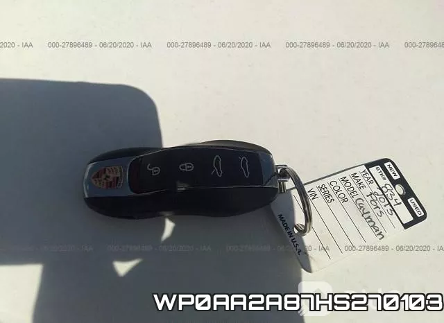 WP0AA2A87HS270103 фото 8