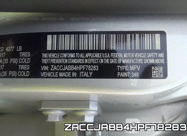 ZACCJABB4HPF78283 фото 10