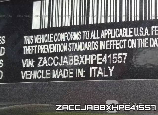 ZACCJABBXHPE41557 фото 10