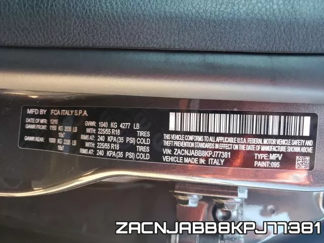 ZACNJABB8KPJ77381 фото 2