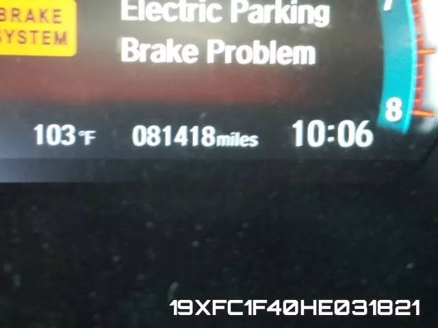 19XFC1F40HE031821 фото 9