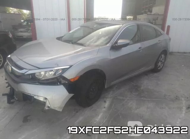 19XFC2F52HE043922 фото 3