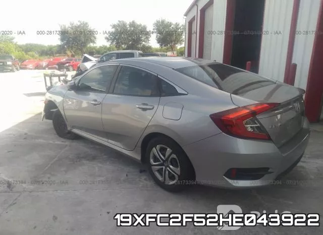 19XFC2F52HE043922 фото 4