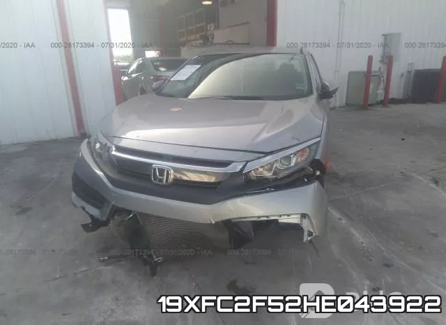 19XFC2F52HE043922 фото 7