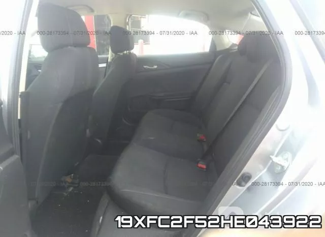 19XFC2F52HE043922 фото 9