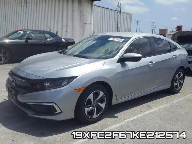 19XFC2F67KE212574 фото 3