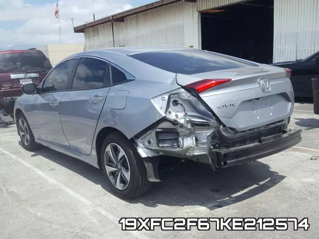 19XFC2F67KE212574 фото 4