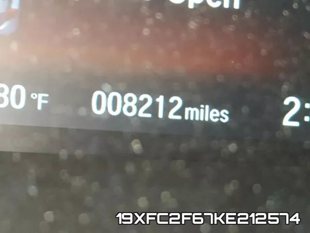 19XFC2F67KE212574 фото 9